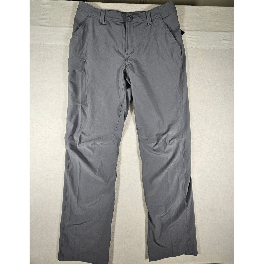 Under Armour Mantra Cargo Pants Mens 34/32 Gray Loose Fit Stretch UV 6001272-024